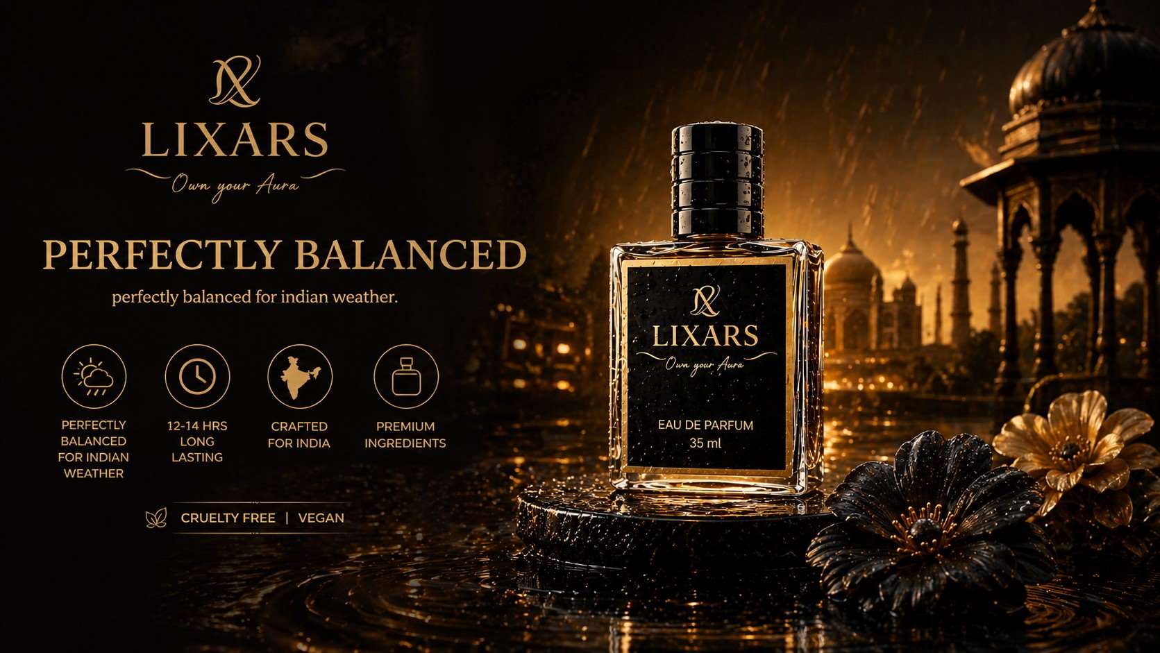Lixars luxury fragrance collection homepage banner