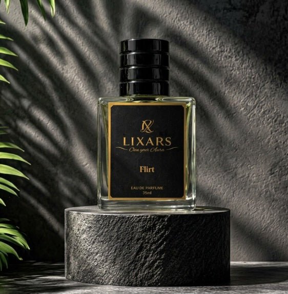Flirt men’s perfume bottle woody spicy fragrance long lasting scent