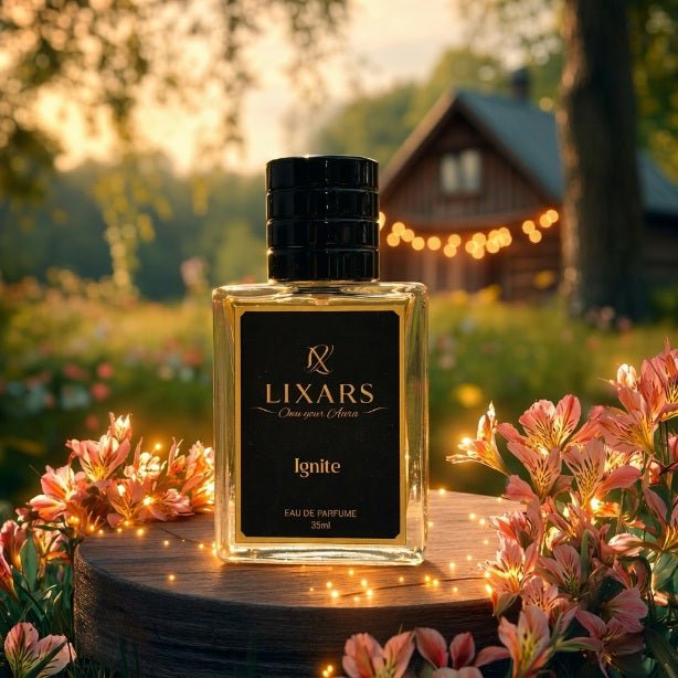 Ignite men’s fragrance with smoky woody and fresh fruity notes