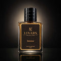 Intense long lasting woody amber perfume elegant bottle