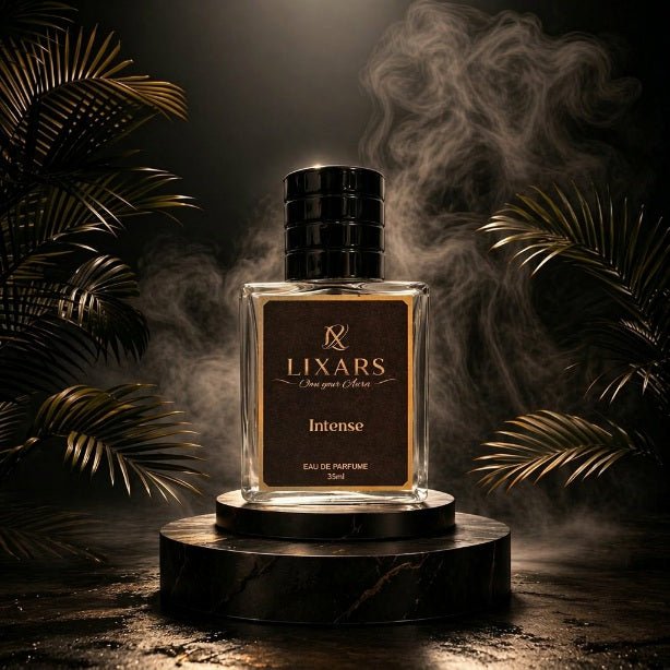 Intense luxury oud fragrance premium perfume bottle