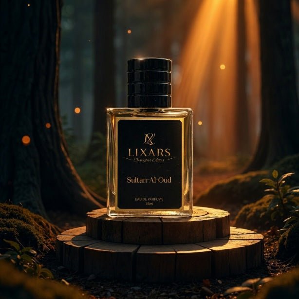 Sultan-Al-Oud smoky woody fragrance premium perfume bottle