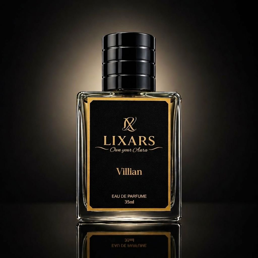 Villian long lasting fresh woody perfume for men elegant bottle